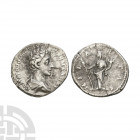 Commodus - Hilaritas AR Denarius. 175-176 A.D. Rome mint. Obv: COMMODO CAES AVG FIL GERM SARM legend with laureate and draped bust right. Rev: HILARIT...