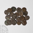 Gallic Empire - AE Antoninianii [20]. 3rd century A.D. Group comprising: mixed issues and reverse types. 52 grams total. Property of a Cambridgeshire ...