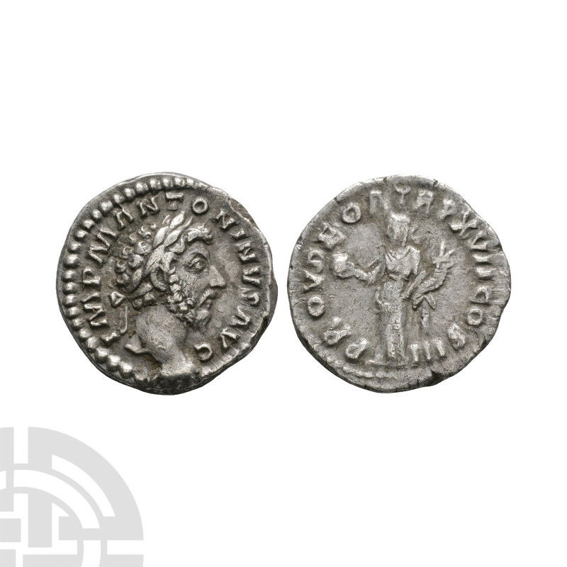 Marcus Aurelius - Providence AR Denarius. 162-163 A.D. Rome mint. Obv: IMP M ANT...