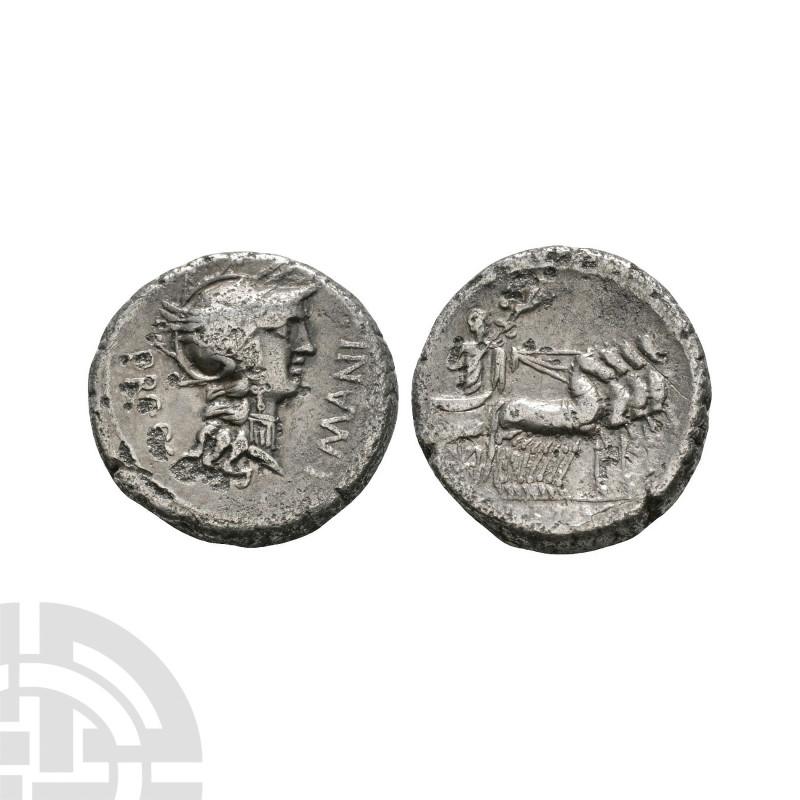 L Cornellius Sulla / L Manlius Torquatus - Sulla AR Denarius. 82 B.C. Rome mint....