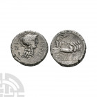 L Cornellius Sulla / L Manlius Torquatus - Sulla AR Denarius. 82 B.C. Rome mint. Obv: L MANLI PRO Q legend with helmeted head of Roma right. Rev: Sull...