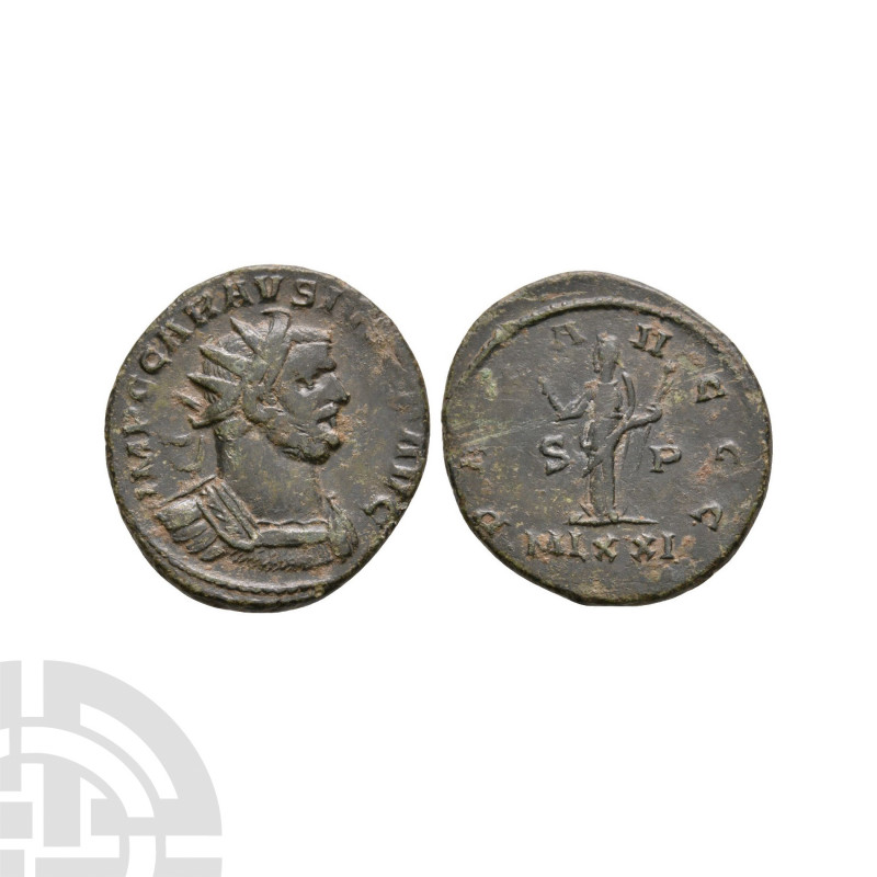 Carausius - London - Pax AE Antoninianus. 292-293 A.D. London mint. Obv: IMP C C...