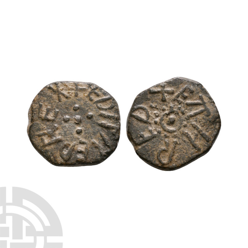 Northumbria - Aethelred II / Eanred - AE Styca. 841-843 A.D. First reign. Obv: s...