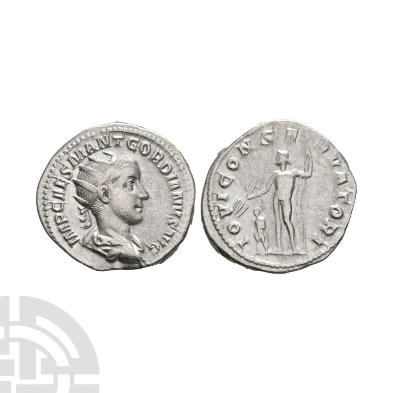 Gordian III - Jupiter AR Antoninianus. 238-239 A.D. Rome mint. Obv: IMP CAES M A...