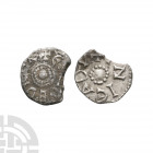 Northumbria - Eanred / Eadvini - AR Styca. 810-841 A.D. First reign. Obv: pellet in annulets with +EANREDREX legend. Rev: pellet annulet with +INIEADV...