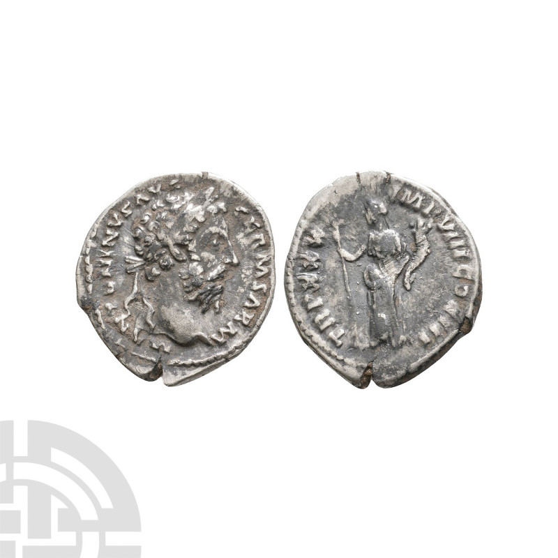 Marcus Aurelius - Felicitas AR Denarius. 176-177 A.D. Rome mint. Obv: M ANTONINV...