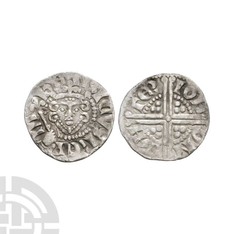 Henry III - Canterbury / Ion - Long Cross Penny. 1251-1272 A.D. Class 5c. Obv: f...