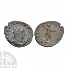 Valerian I - Sol AE Antoninianus. 257-259 A.D. Cologne mint. Obv: VALERIANVS P F AVG legend with radiate draped bust right. Rev: ORIENS AVGG legend wi...