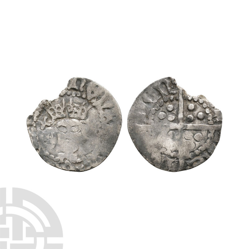 Henry VI - London - Cross Pellet Halfpenny. 1454-1460 A.D. Cross pellet issue. O...