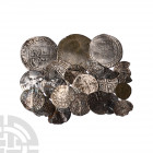 Edward I to Charles I - Mixed Group [22]. 1279-1649 A.D. Group comprising: Edward I and later, long cross pennies (12); Edward III, groat (fragment), ...