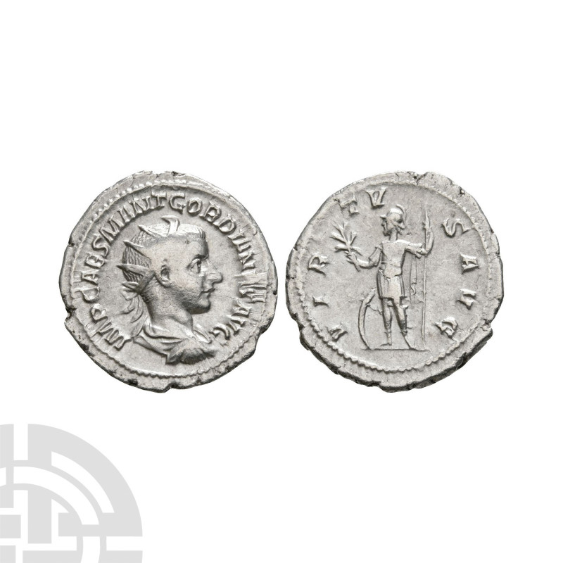 Gordian III - Mars AR Antoninianus. 240 A.D. Rome mint. Obv: IMP CAES M ANT GORD...