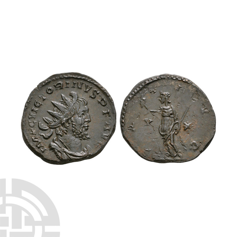 Victorinus - Pax AE Antoninianus. 269-270 A.D. Cologne mint. Obv: IMP C VICTORIN...