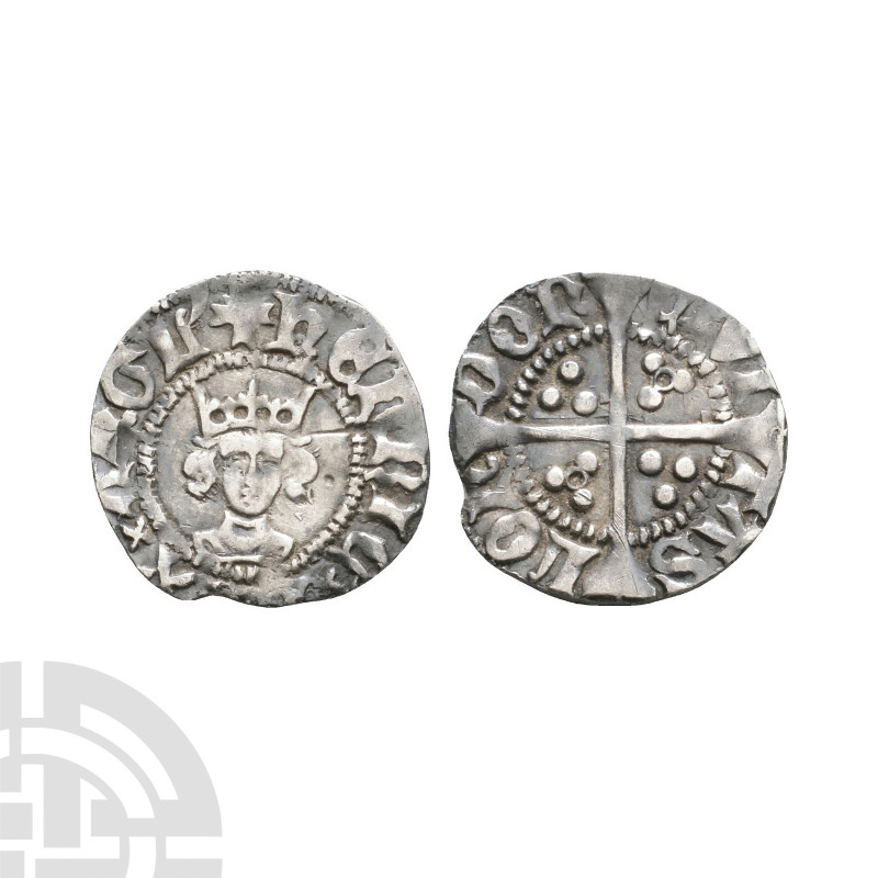 Henry VI - London - Annulet Halfpenny. 1422-1430 A.D. Annulet issue. Obv: facing...
