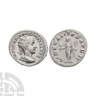 Gordian III - Liberalitas AR Antoninianus. 239 A.D. Rome mint. Obv: IMP GORDIANVS PIVS FEL AVG legend with radiate and draped bust right. Rev: LIBERAL...