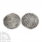 Henry III - London / Ledulf - Short Cross Penny. 1222-1236 A.D. Class 7b. Obv: facing bust with HENRICVS REX legend. Rev: short voided cross and quatr...