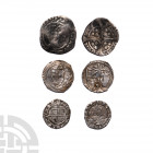 Henry VII to Commonwealth - Pennies [3]. 15th-17th century A.D. Group comprising: Henry VII, penny (York); Elizabeth I, penny and Commonwealth, penny ...