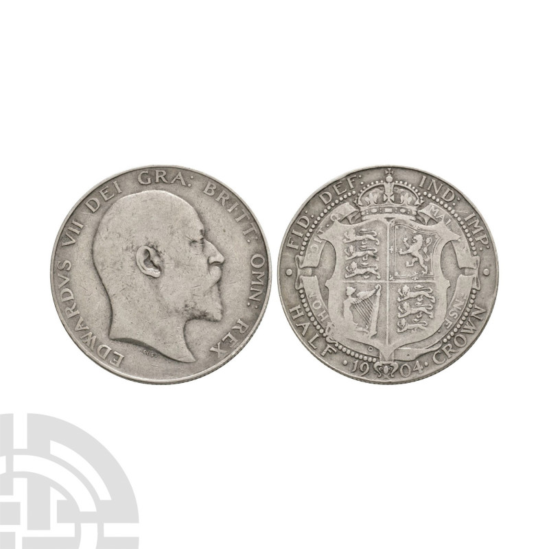Edward VII - 1904 - Halfcrown. Dated 1904 A.D. Obv: profile bust with EDWARDVS V...