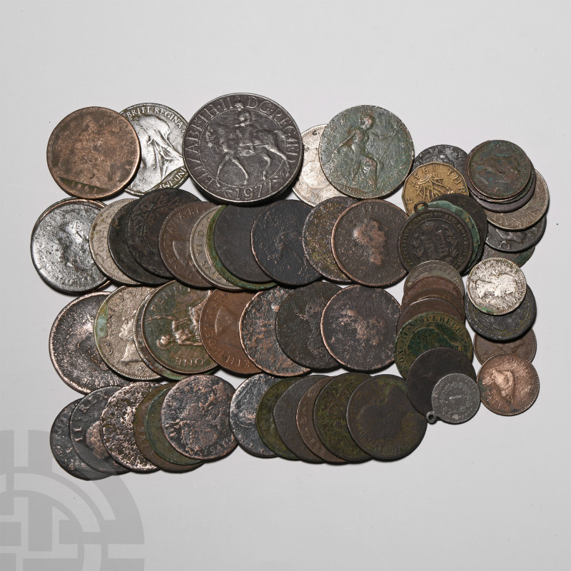 George III - Elizabeth II - Coin Group [65]. 18th-20th century A.D. Group compri...
