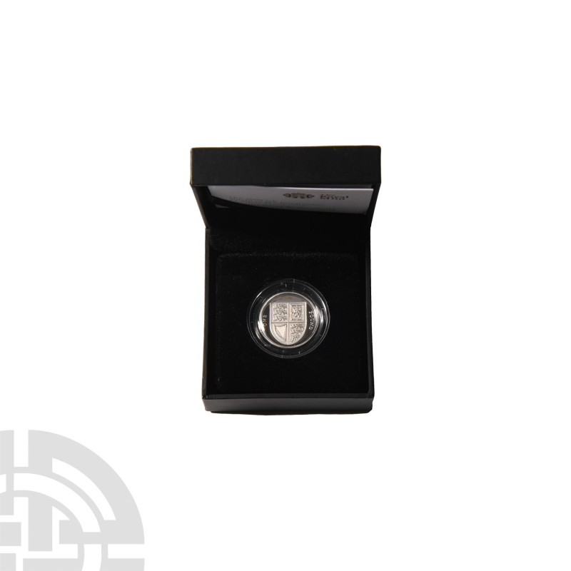 Elizabeth II - 2009 Royal Arms - RM Proof Silver £1. Dated 2009 A.D. Silver proo...