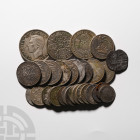 Pre 1946 - Silver Coin Group [28]. 18th-20th century A.D. Group comprising: pre-1920 issues, shillings (4), sixpences (6), threepences (3); 1921-1946 ...