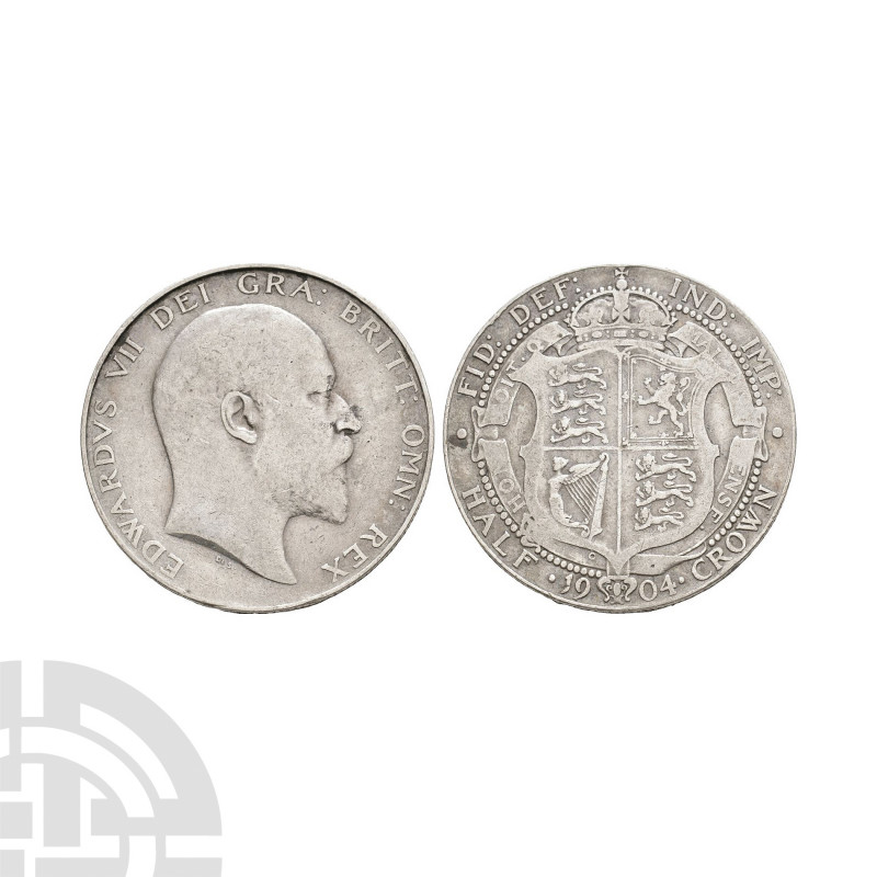 Edward VII - 1904 - Halfcrown. Dated 1904 A.D. Obv: profile bust with EDWARDVS V...