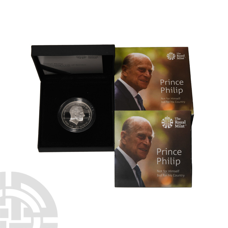 Elizabeth II - 2017 - RM Prince Philip Proof Silver £5 [no.849]. Dated 2017 A.D....