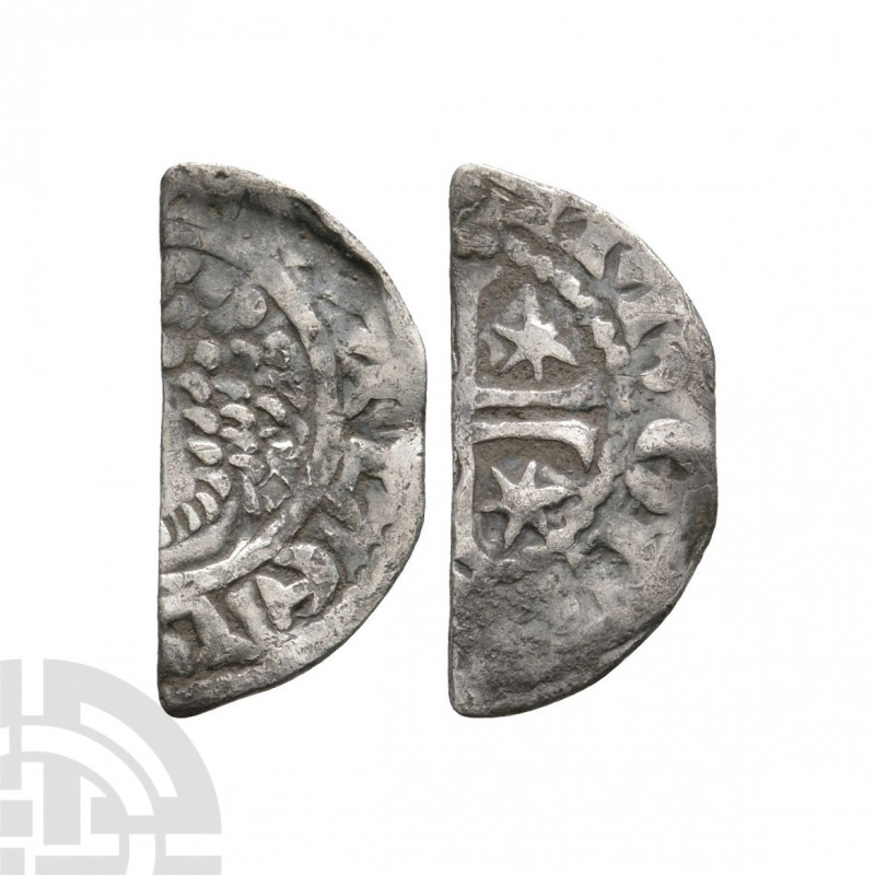 Scotland - William the Lion - Roxburgh(?) - Short Cross Cut Halfpenny. 1195-1205...
