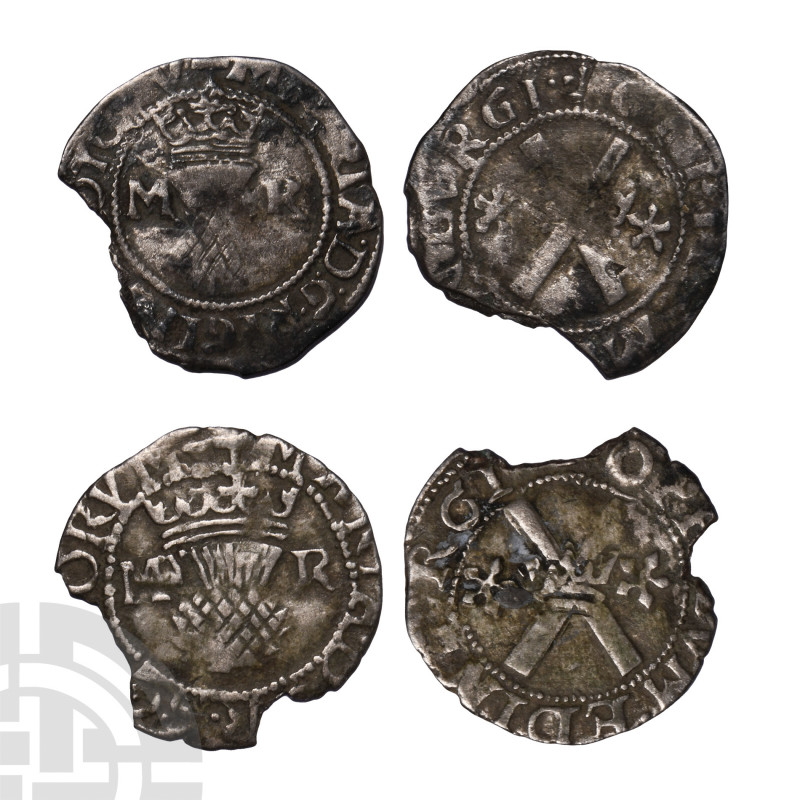 Scotland - Mary - Bawbee Group [2]. 1542-1548 A.D. First period, before marriage...