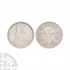 South Africa - Republic - 1892 - Threepence. Dated 1892 A.D. Obv: profile bust left. Rev: 3 dividing date within wreath with Z A R above. KM# 3. 1.40 ...