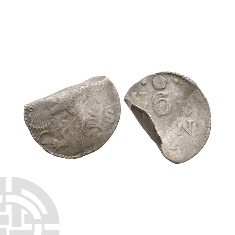 Netherlands - Holland - Billon 2 Stuivers. 17th century A.D. Obv: lion holding a...
