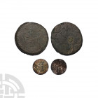 Venice and France - Soldino and Jeton [2]. 15th-16th century A.D. Group comprising: Venice, 'galley halfpenny' soldino and France, crown jeton. 7.47 g...