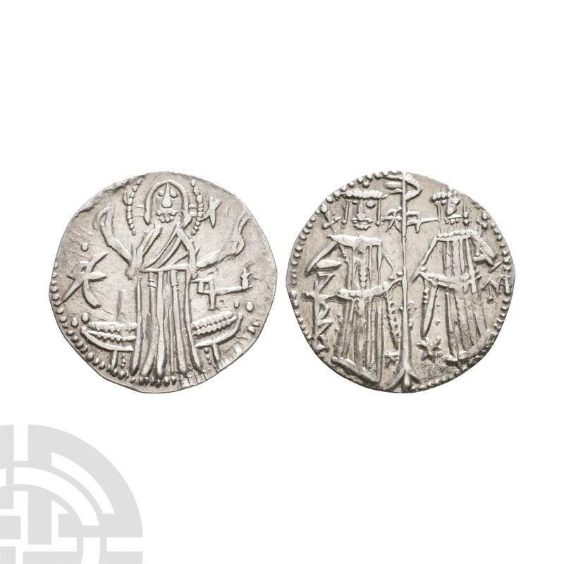 Bulgaria - Ivan Aleksandar - Gros. 1331–1371 A.D. Second Empire. Obv: Christ sta...