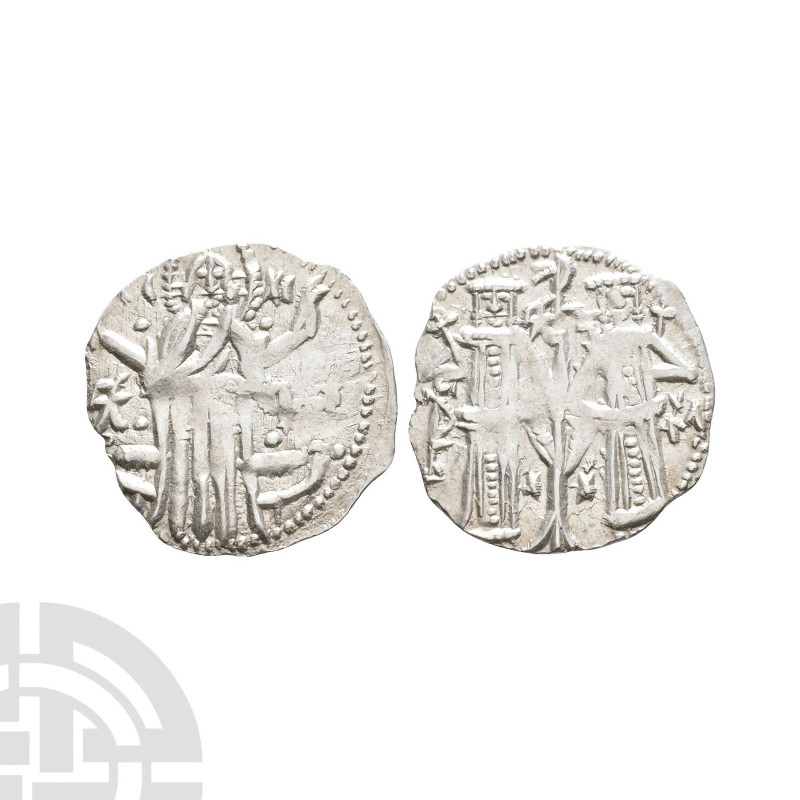 Bulgaria - Ivan Aleksandar - Gros. 1331-1371 A.D. Second Empire. Obv: Christ sta...