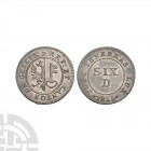 Switzerland - Geneva - 1819 - 6 Deniers. Dated 1819 A.D. Obv: arms with REP ET CANTON DE GENEVE legend. Rev: SIX / D in two lines with POST TENEBRAS L...