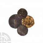 Germany - Nuremburg - Jetons [4]. 17th century A.D. Group comprising: mixed types. 6.26 grams total. Acquired Canterbury Auctions, lot 246 (part). Pro...