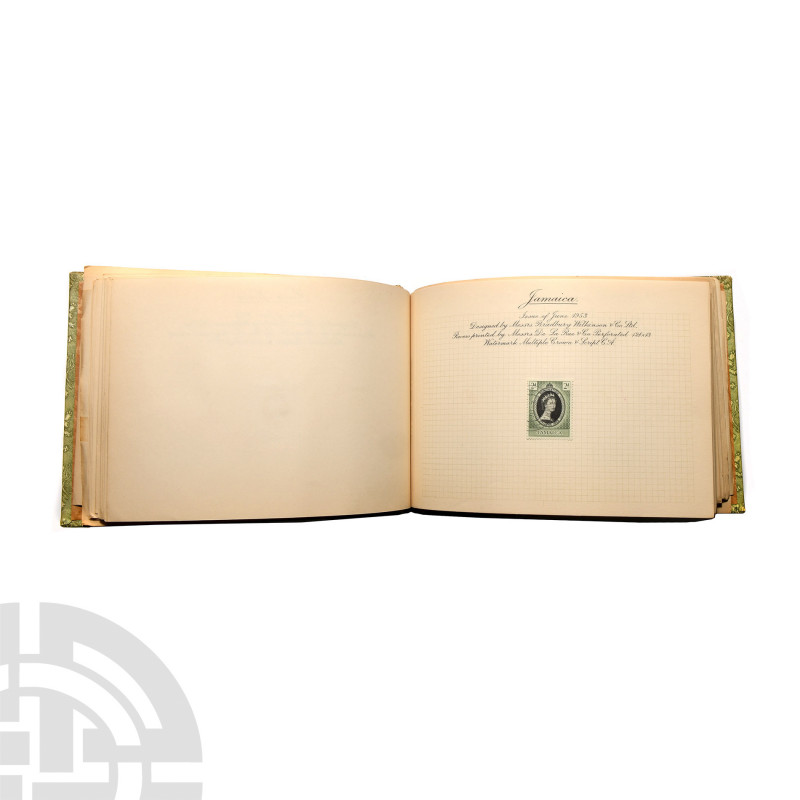 Elizabeth II - 1953 - FU Omnibus Coronation Album. Issued 1953 A.D. A complete c...