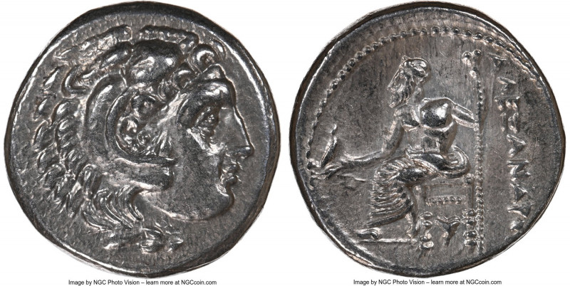 MACEDONIAN KINGDOM. Alexander III the Great (336-323 BC). AR drachm (16mm, 4.26 ...