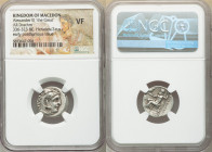 MACEDONIAN KINGDOM. Alexander III the Great (336-323 BC). AR drachm (18mm, 1h). NGC VF. Posthumous issue of Colophon, ca. 319-310 BC. Head of Heracles...