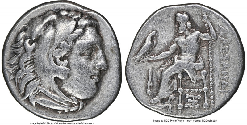 MACEDONIAN KINGDOM. Alexander III the Great (336-323 BC). AR drachm (18mm, 11h)....