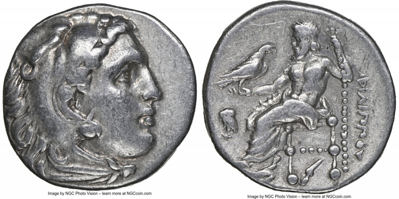 MACEDONIAN KINGDOM. Philip III Arrhidaeus (323-317 BC). AR drachm (18mm, 5h). NG...