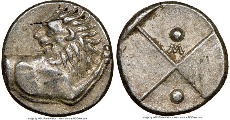 THRACE. Chersonesus. Ca. 4th century BC. AR hemidrachm (13mm). NGC Choice AU, co...