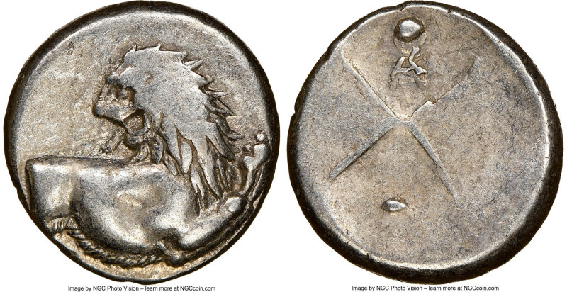 THRACE. Chersonesus. Ca. 4th century BC. AR hemidrachm (12mm, . NGC VF. Persic s...