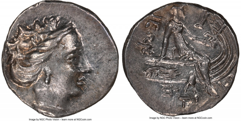 EUBOEA. Histiaea. Ca. 3rd-2nd centuries BC. AR tetrobol (15mm, 11h). NGC Choice ...