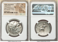 IONIA. Magnesia ad Maeandrum. Ca. 282-225 BC. AR tetradrachm (32mm, 17.10 gm, 1h). NGC XF 5/5 - 3/5, brushed. Posthumous issue in the name and type of...