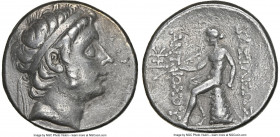 SELEUCID KINGDOM. Antiochus III the Great (222-187 BC). AR tetradrachm (27mm, 12h). NGC VF. Antioch on the Orontes, 1st series, 223-211/10 BC. Diademe...