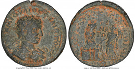 CILICIA. Diocaesarea. Philip I (AD 244-249). AE (37mm, 12h). NGC XF. ΑΥΤΟΚΡ ΚΑΙϹ Μ ΙΟΥΛIΟϹ ΦΙΛΙΠΠΟϹ ϹЄΒ, radiate, draped and cuirassed bust of Philip ...