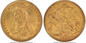 Victoria gold Sovereign 1889-S MS63 NGC, Sydney mint, KM10, S-3868B. AGW 0.2355 oz. 

HID09801242017

© 2022 Heritage Auctions | All Rights Reserved