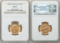 Edward VII gold Sovereign 1902-M MS62 NGC, Melbourne mint, KM15, S-3971. AGW 0.2355 oz. 

HID09801242017

© 2022 Heritage Auctions | All Rights Reserv...