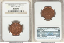 Republic bronze Essai Centavo 1883-EG MS65 Red and Brown NGC, Paris mint, KM-E2. Fiery red reflective surfaces. 

HID09801242017

© 2022 Heritage Auct...