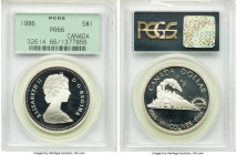 Elizabeth II Proof Dollar 1986 PR66 PCGS, Royal Canadian mint, KM149. Vancouver Centennial. 

HID09801242017

© 2022 Heritage Auctions | All Rights Re...